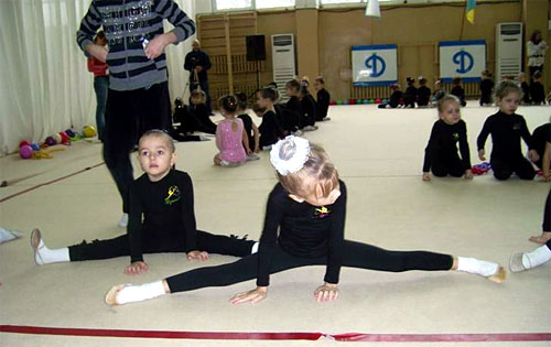 Соревнования по художественной гимнастике в Динамо