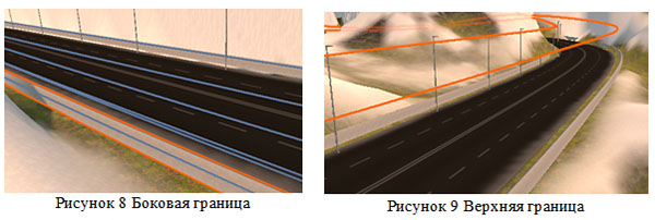 границы трассы
