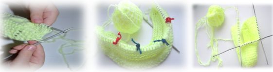 Пинетки - вязание