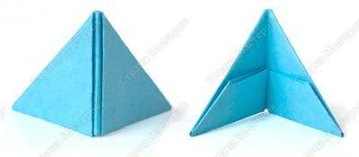 Модульное оригами - модуль два кармашка