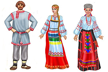 Разновидности народного костюма
