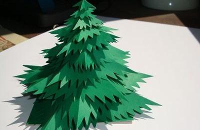 Елочка из бумаги